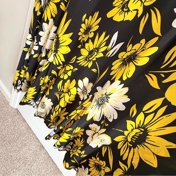 NWT, Julian Taylor, 24w, plus, sleeveless, dress, dressy casual, floral - Picture 5 of 7